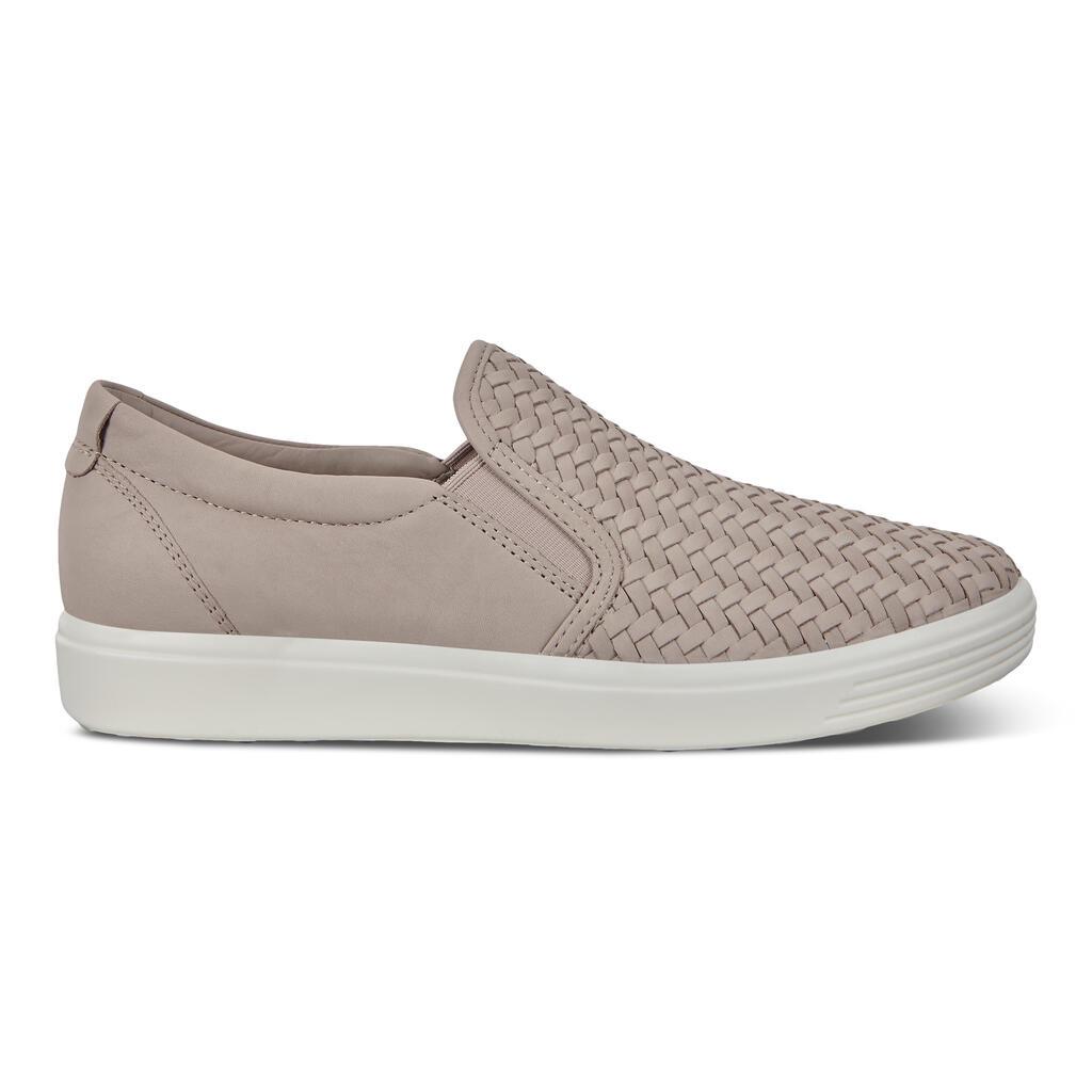 Chaussures Décontractées Ecco Soft 7 Femme Grise / Rose 2576-TVHNE